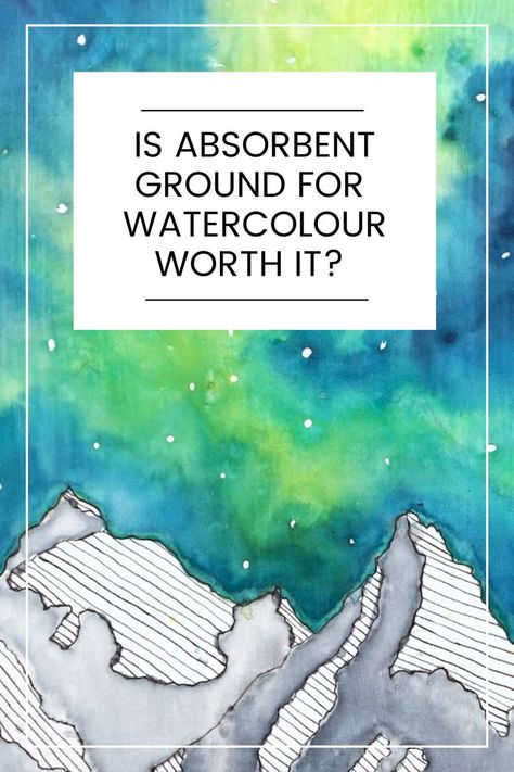 Watercolor Ground, Being Used, How To Use, Paint, Art