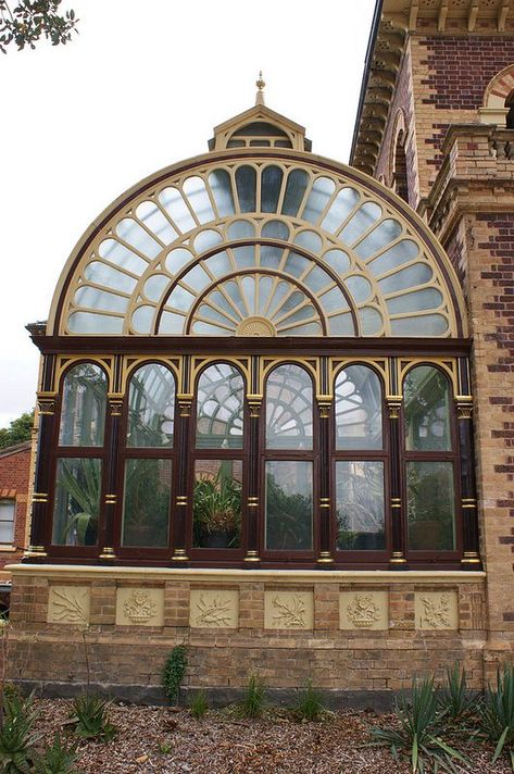 Victorian Conservatory, Victorian Greenhouses, Café Design, Victorian Architecture, Practical Magic, Blender 3d, Beautiful Architecture, Beautiful Buildings, Glass House