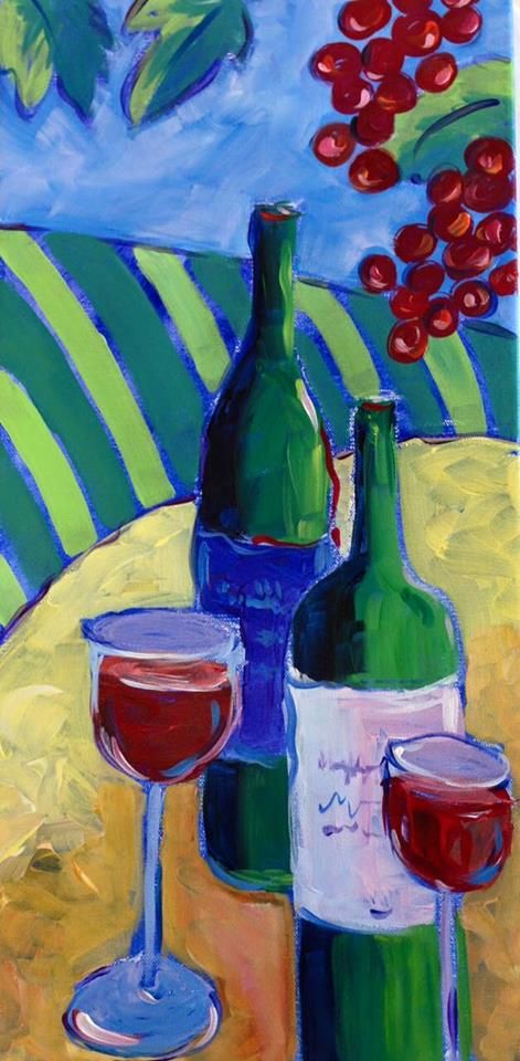 Tuscany Drawing, Wine And Paint Party Ideas, Wine Painting Ideas, Wine Paint Party, Paint Workshop, Beer Painting, Wine And Paint Night, Paint Board, Big Painting