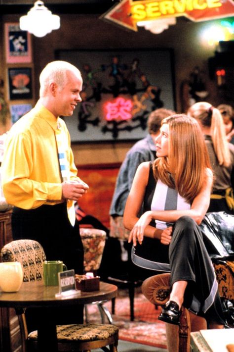 Rachel Green's Shoes in Friends | POPSUGAR Fashion Rachel Green Shoes, Green Loafers, Friends Rachel, Sporty Crop Top, Friends Characters, Suede Fringe Jacket, Rachel Green, Simple Tees, Friends Tv