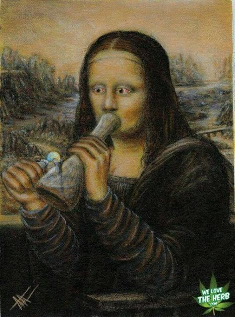 Mona Bonga Mona Lisa Parody, Art Parody, Trippy Art, Italian Artist, Art Wallpaper, Mona Lisa, A Woman, Funny Pictures, Seeds