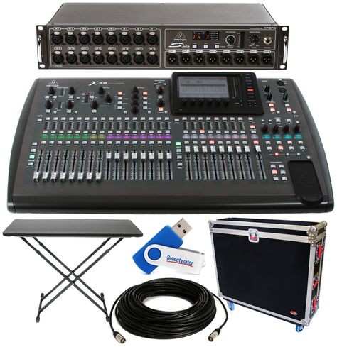 Behringer X32, Flight Case, Music Mix, Recording Studio, Hard Case, Audio Mixer, Flash Drive, Usb Flash Drive, Keyboard