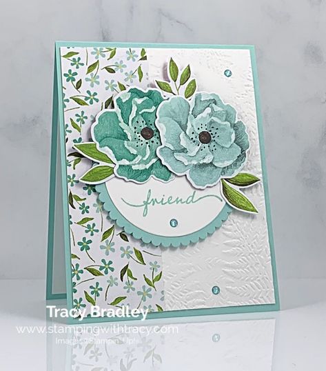 Hues Of Happiness, Happiness Abounds, Card With Flowers, Stampin Up Catalog, Friendship Cards, Stamping Up Cards, Original Card, Card Sketches, Card Layout