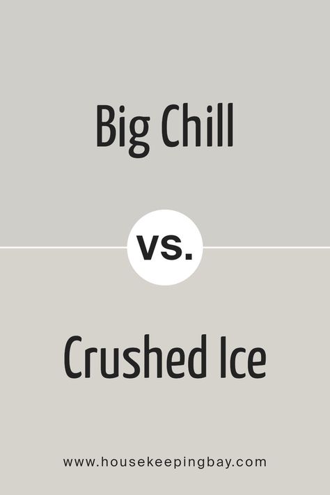 Big Chill SW 7648 by Sherwin Williams vs Crushed Ice SW 7647 by Sherwin Williams Crushed Ice Coordinating Colors, Big Chill Sherwin Williams, Sw Big Chill, Crushed Ice Sherwin Williams, Serene Spaces, Paint Color Inspiration, Touch Of Gray, Big Chill, Seamless Transition