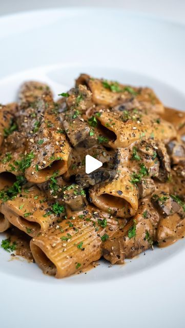 Yarin Shachagi on Instagram: "Creamy Steak and Mushroom Rigatoni

The first time I tried this recipe, I didn’t realize how good it is to combine steak in your pasta sauce. The chunks of mushrooms and steak really complement each other, and when you get these pieces with the sauce locked into the rigatoni, it’s something else. The sun-dried tomatoes are optional, but I feel like they bring something unique to this dish, and together they create an amazing aroma.

This recipe uses coconut cream instead of heavy cream and doesn’t include Parmesan cheese due to kosher purposes, but feel free to add and adjust these to your preference.

Check out the full recipe on my website - breadbakebeyond.com (link in bio)

#pastalovers #steakdinner #creamypasta #weeknightdinner 
#easyrecipes 

Steak and M Steak Rigatoni, Steak And Mushroom Pasta, Mushroom Rigatoni, Creamy Steak, How To Make Steak, Rigatoni Recipes, Steak Pasta, Mushroom Cream Sauces, Dinner Ideas Easy