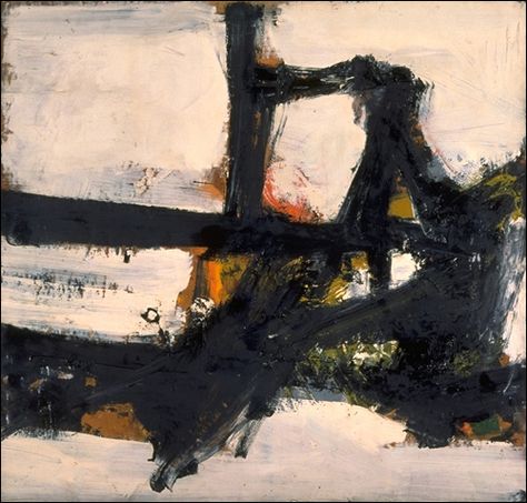 ART & ARTISTS: Franz Kline Franz Kline Art, Franz Kline Painting, Orange Outline, Francis Picabia, Boston Art, Franz Kline, Robert Motherwell, Gallery Of Modern Art, Robert Rauschenberg