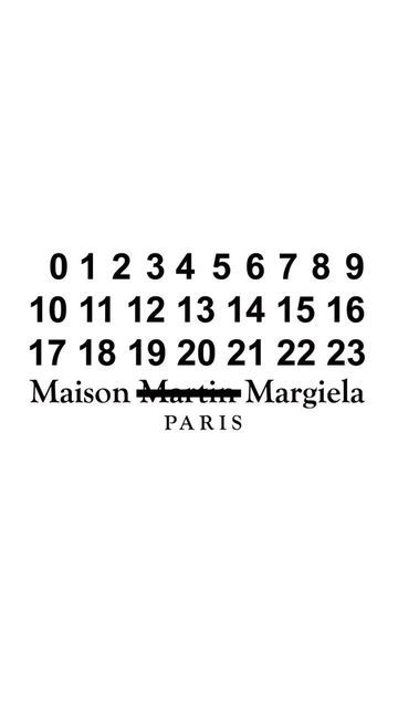 Masion Margelia, Logo Number, Martin Margiela, Glass Skin, In Fashion, Paris, Collage, ? Logo, Skin