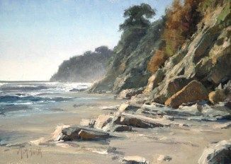 Marsh Painting, Matt Smith Artist Paintings, Salt Marsh Painting, Vintage Seascape Paintings, 트위터 헤더, Seaside Cliff Painting, Cute Headers For Twitter, Twitter Backgrounds, Twitter Header Pictures