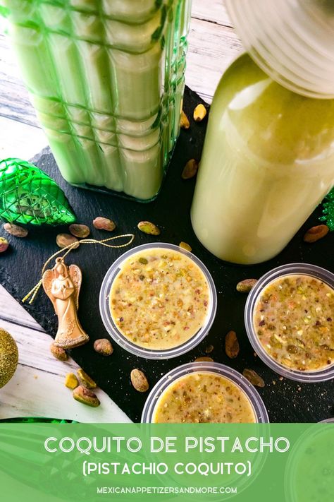 Pistachio Coquito Recipe, Diy Christmas Drinks, Pistachio Coquito, Puerto Rican Coquito, Classic Eggnog, Coquito Recipe, Puerto Rican Foods, Recetas Puertorriqueñas, Snack Boards