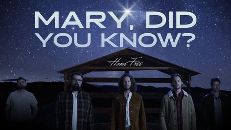 Mary Did You Know Official Music Video | Our version of this Christmas Classic! | By Home Free | Facebook Home Free Youtube, Relaxing Gifs, Home Free Songs, Country Christmas Music, Home Free Music, Tim Foust, Home Free Vocal Band, Christmas Music Videos, Voice Teacher