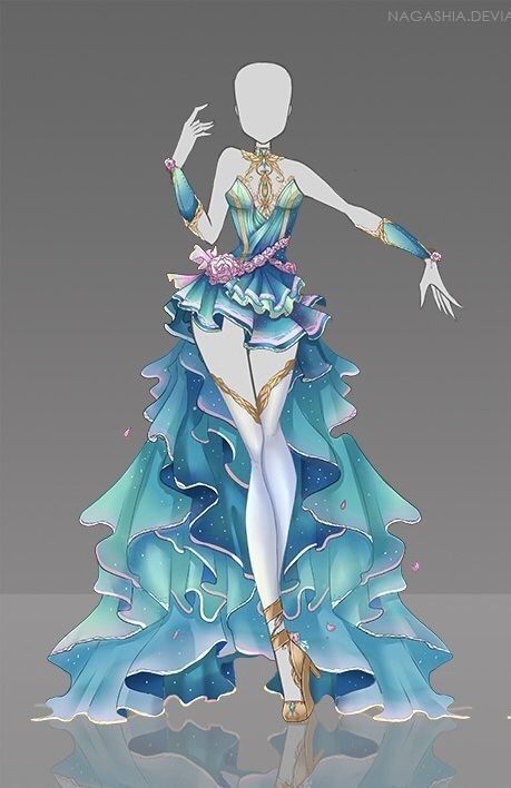 Mermaid Fashion Design, Bakugo X Reader, Fairy Outfit, Dress Design Drawing, Mermaid Outfit, Clothing Design Sketches, Katsuki Bakugo, Fashion Drawing Dresses, Drawing Anime Clothes