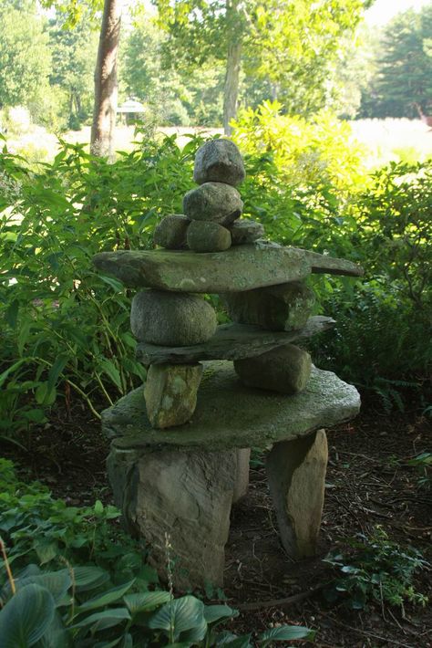 Rock Garden Art, Garden Altar, Moderne Have, Meditation Garden, Joseph Campbell, Rock Garden Landscaping, Fine Gardening, Have Inspiration, Unique Gardens