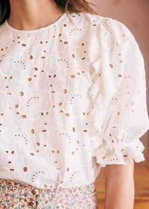 Closet Capsule Collection, Pt. 1 by Stephanie Hill - The Style Bungalow Sezane Blouse, Poppy Print, Fashion 2020, Sewing Inspiration, Parisian Style, Cotton Shorts, Capsule Wardrobe, Blouse Designs, New Collection