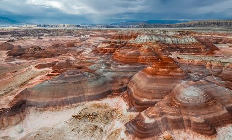 Bentonite Hills Photography Guide & Tips - Firefall Photography Bentonite Hills, Hills Photography, Rainbow Mountain, Full Frame Camera, Capitol Reef, Capitol Reef National Park, Fine Photography, Photography Guide, Colorado Travel