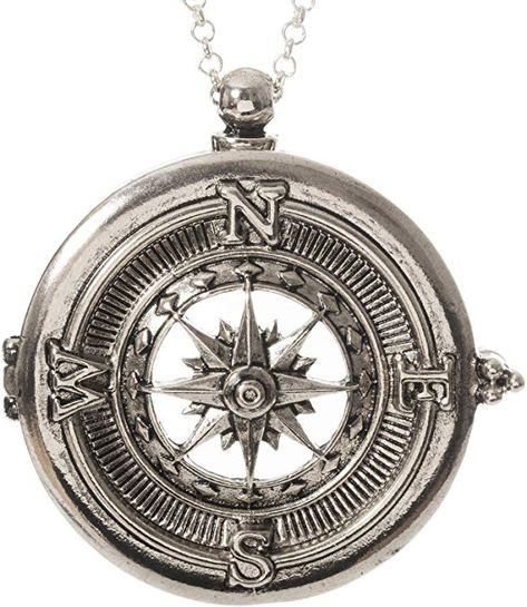 Amazon.com: Compass 4x Magnifier Magnifying Glass Sliding Top Magnet Pendant Necklace, 30" (Silver Tone): Jewelry Magnet Pendant, Pillbox Ring, Glass Locket Pendant, Compass Jewelry, Lightning Bolt Necklace, Tiny Necklace, Book Necklace, Glass Locket, Jewelry Lockets