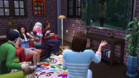 Hang Out With Friends, German Translation, Sims 4 Cc Shoes, Order Pizza, David Sims, Sims 4 Expansions, Sims 4 Gameplay, Out With Friends, Watch Movie