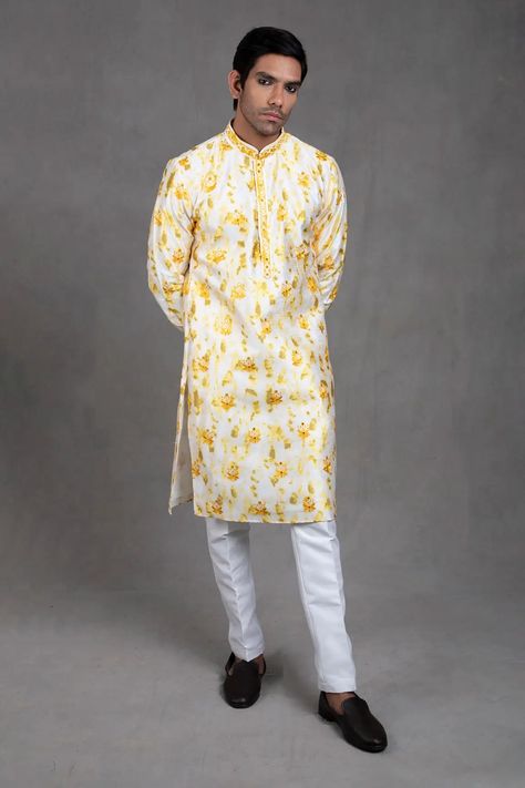 Embroidery Thread Work, Kurta Set For Men, Luxury Sale, Tie And Dye, Silk Embroidery, Thread Work, Kurta Set, Printed Ties, Tie Dye Print