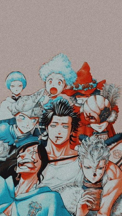 Black Bulls Black Clover, The Black Bulls, Captain Yami, Black Bulls, Clover Manga, Ball Wallpaper, Karakter Disney, Black Clover Manga, Anime Wallpaper Phone