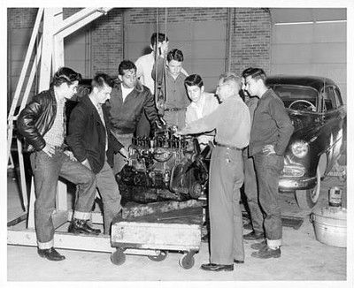 1950s Greasers | Railroad Jack | Flickr 1950s Collage, 50s Greaser, Greaser Aesthetic, 1950s Men, Auto Shop, Vintage Hot Rod, Shop Class, Teddy Boys, Engine Swap