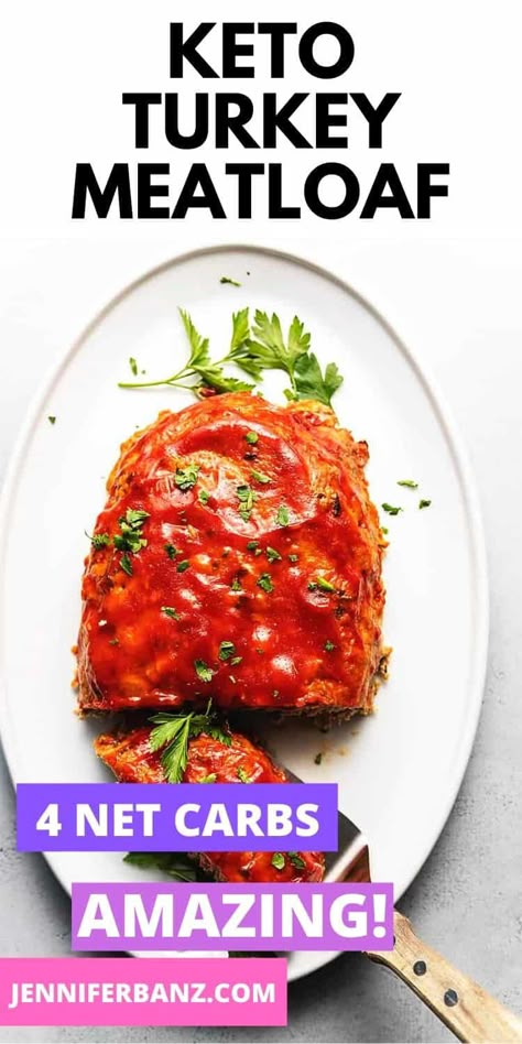 Keto Turkey Meatloaf, Low Carb Turkey Meatloaf, Moist Turkey Meatloaf, Easy Turkey Meatloaf, Ground Turkey Meatloaf, Turkey Meatloaf Recipe, Keto Turkey, Low Carb Meatloaf, Turkey Meatloaf Recipes