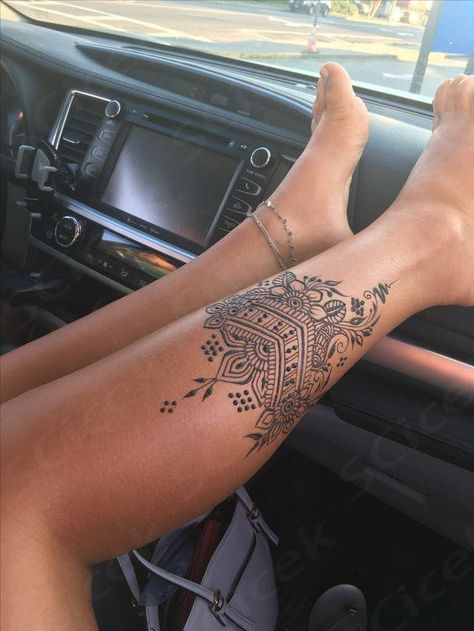 Mandala Arm Tattoo, Cross Tattoos For Women, Foot Tattoos For Women, Inspiration Tattoos, Hand Tattoos For Women, Leg Tattoos Women, Foot Tattoo, Henna Tattoo Designs, Dope Tattoos