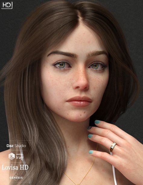 Lovisa HD For Genesis 8 Female, ISource Texturespa on ArtStation at https://www.artstation.com/artwork/rR3xy2 Eyebrows And Lashes, Hd Textures, Realistic Games, Daz Studio, Daz 3d, Large Eyes, American Woman, Detroit Become Human, Pale Skin