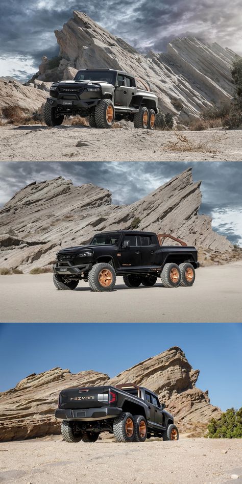 Meet The Insane 1300-HP Rezvani Hercules 6x6. Complete with optional military-grade armor protection. Rezvani Hercules 6x6, Rezvani Car, Rezvani Hercules, New Jeep Wrangler, 6x6 Truck, German Phrases, Amphibious Vehicle, Iphone Wallpaper Winter, Electric Truck