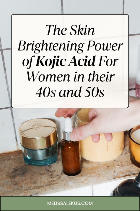 A must-know for skin care enthusiasts! Get the complete lowdown on Kojic Acid – understand its benefits, compatible ingredients, potential side effects, and who should avoid it. Revamp your skin care routine with the power of Kojic Acid today. Kojic Acid Benefits, Skincare Diy, Women In Their 40s, Acne Skincare Routine, Reduce Hyperpigmentation, Face Products, Hormonal Acne, For Skin Care, Cystic Acne