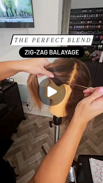 Adele Catherine potts on Instagram: "When you struggle to easily blend 👇👇 I am posting my top 10 reels of 2023 and this came in at number 8!! With 666k views 🥳 This is my absolute go-to placement when I need a little dimension in my balayage but also a guaranteed blended result! 9 times out of 10, I don't need any colour melt afterwards, which saves time and product. This technique strategically places the foils in a staggered pattern, creating a more natural and diffused effect. The irregular parting helps to break up any harsh lines or distinct sections, allowing the colour to blend seamlessly and effortlessly. This technique is particularly beneficial for clients who want to maintain a low-maintenance look, as it helps to disguise the regrowth and extend the time between touch-u Balayage Foil Placement Techniques, Balayage Parting Technique, Foil Placement Techniques Pattern, Foil Placement Techniques, Foil Placement, Balayage Technique, Color Melting, Colouring Techniques, Number 8