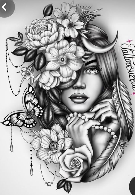 Sinister Tattoos, Design Tatuaje, Tato Flash, Tato Tradisional, Tato Paha, Face Tattoos For Women, Tato Dengan Makna, Tato Jari, Girl Face Tattoo