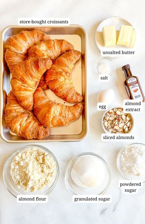 Almond Crossiant Filling, Almond Flour Croissant Recipe, Homemade Almond Croissants, Almond Croissant French Toast, Almond Croissant Recipe Easy, Soft Croissant Recipe, Almond Crossiant Recipes, Crosaint Recipes Easy, Healthy Croissant Recipe