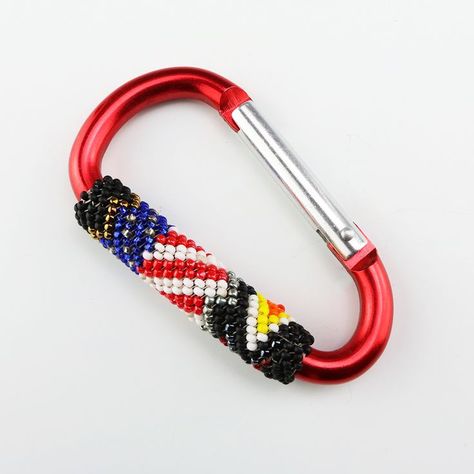 Great hand beaded carabiner key chain by Charlene Jackson. Carry your keys around in style!   3  1/8″ x 1  7/8″ x 1/2″   Artist card included Beaded Carabiner, Navajo Reservation, Artist Card, Native American Beadwork, Trade Beads, Beaded Keychains, Rattles, Four Corners, American Jewelry