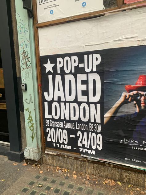 Jaded London Aesthetic, Fashion College, London Aesthetic, Jaded London, New Album, Pop Up, Coding, London, Quick Saves