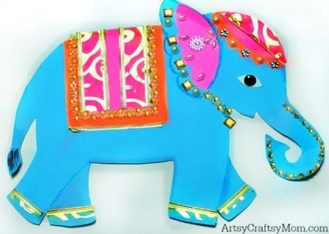 These incredibly cute elephant crafts for kids are perfect for all kinds of occasions. From Elmer, Horton and Clay and paper, there's an elephant craft you will fall in love with! Elephant Craft Ideas, Elephant Crafts For Kids, Indian Elephant Art, Elephants For Kids, Elephant Craft, African Art Projects, Clay Wall Hanging, Elephant Crafts, Handmade Elephant