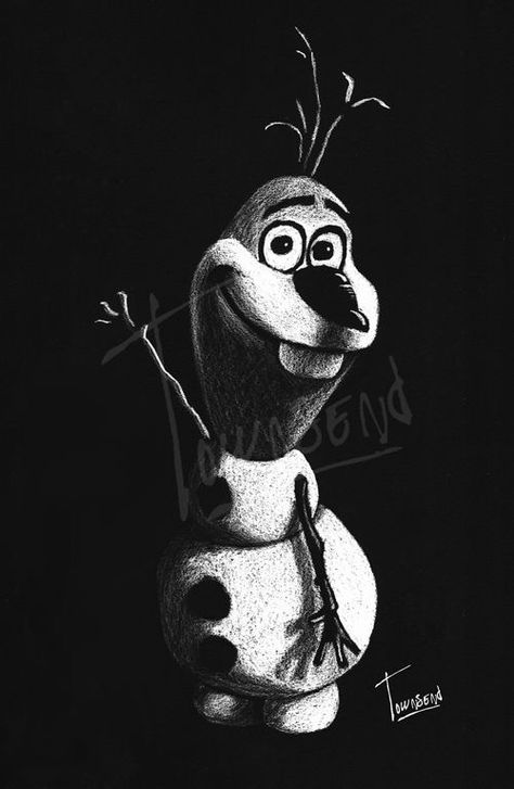 White Charcoal On Black Paper, Charcoal On Black Paper, Olaf Drawing, Charcoal Ideas, Drawing With Charcoal, Moon Stars Art, Scratchboard Art, Black Paper Drawing, Scratch Art