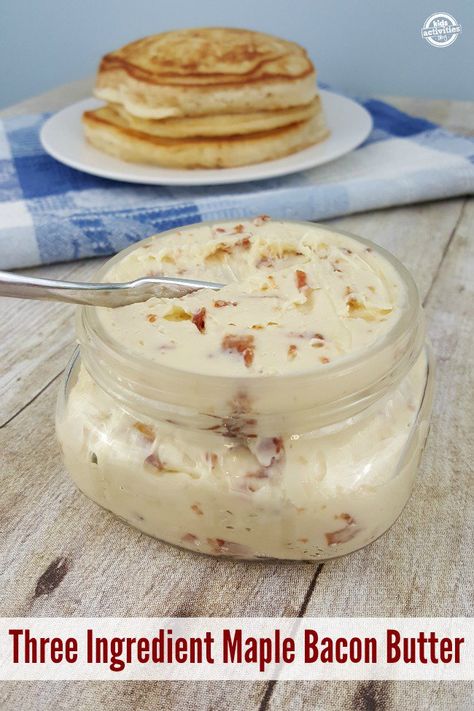 Flavored Butter Recipes, Compound Butter Recipe, Butter Recipes Homemade, Bacon Butter, Dairy Snacks, Flavored Butter, Maple Bacon, Homemade Butter, Jam Recipes