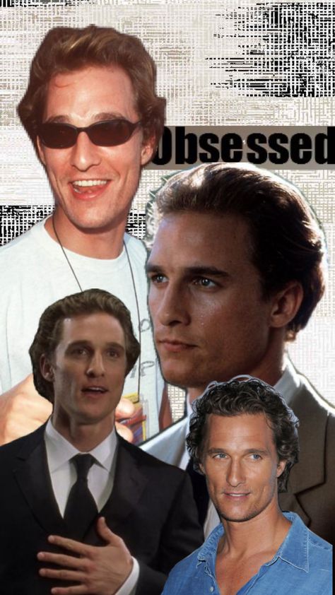 Matthew Mcconaughey 90s Aesthetic, Matthew Mcconaughey Aesthetic, Matthew Mcconaughey Wallpaper, Aesthetic Shuffles, Wallpaper Collage, 90s Aesthetic, Matthew Mcconaughey, Man Crush, Wallpaper Aesthetic