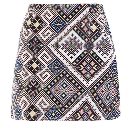 New Look Cameo Rose Black Aztec Print Mini Skirt (31 BRL) ❤ liked on Polyvore featuring skirts, mini skirts, aztec skirt, rosette skirt, short mini skirts, rose skirt and aztec print mini skirt Multicolor Embroidered Mini Skirt, Southwest Print Skirt, Luxury Floral Print Mini Skirt For Summer, Eclectic Clothes, Aztec Print Skirt, Aztec Skirt, Luxury Multicolor Mini Skirt, Mini Skirt Fashion, Short Black Skirt