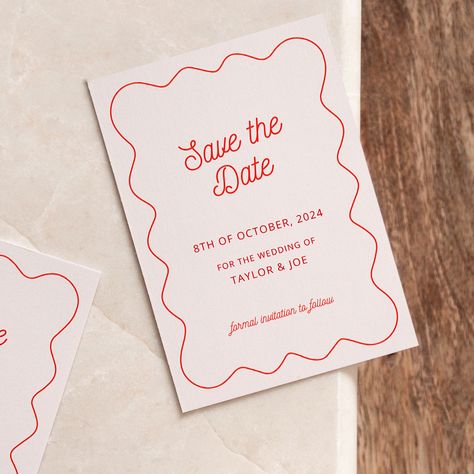 Scallop Border, Date Invitation, Party Printable, Formal Invitation, Wedding Mood Board, Save The Date Invitations, Wedding Mood, Save The Dates, Wedding Templates