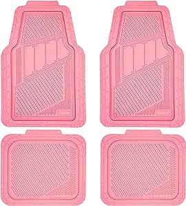 Princess Car, Pink Car Accessories, Girly Car Accessories, Car Deco, Girly Car, Honda Civic Ex, All Pink, Suv Trucks, Rubber Floor Mats