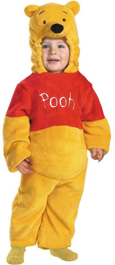 Pin for Later: 169 Warm Halloween Costume Ideas That Won't Leave Your Kids Freezing Disney Winnie the Pooh Costume Disney Winnie the Pooh Costume ($55) Pooh Costume, Winnie The Pooh Costume, Winnie The Pooh Halloween, Winnie The Pooh Plush, Disney Toddler, Black Tees, Bear Costume, Toddler Halloween Costumes, Toddler Costumes