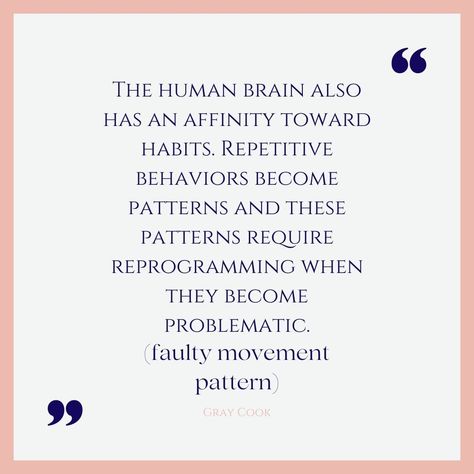 Yaima Massage & Movement, PLLC | Didi you know the human brain loves habits? Repetitive behaviors turn into patterns, and when these become problematic, like faulty... | Instagram The Human Brain, Human Brain, Brain, Massage, Motivational Quotes, Turn Ons, Human, Quotes, Pattern