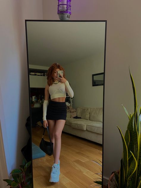 Fashion inspo’ mini skirt’ buffalo london’s ‘ white cut off sleeves Mini Skirt Mirror Selfie, Skirt Mirror Selfie, Buffalo London, Cut Off, Fashion Inspo Outfits, Buffalo, Mini Skirt, Fashion Inspo, Mini Skirts