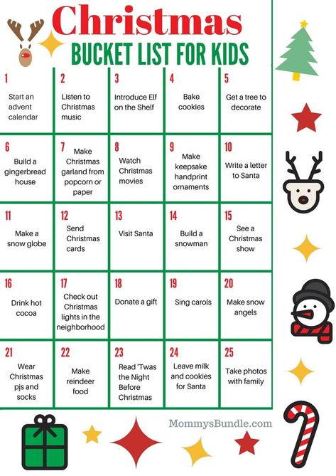 Looking to make holidays memorable for your kids? This fun Christmas calendar includes traditions and activities to help you create a magical holiday season for the entire family. When you have little kids, it’s so important to make big holidays like Christmas feel extra special. It gets them excited, helps them know what to expect and create … Christmas Bucket List, Christmas Bucket, 25 Days Of Christmas, Christmas Calendar, Christmas Keepsakes, Christmas Advent Calendar, Noel Christmas, Traditional Christmas, Fun Christmas