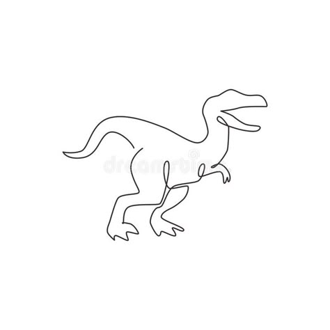 Simple Velociraptor Tattoo, Fine Line Dinosaur Tattoo, Little Dinosaur Tattoo, Dinosaur Line Art, Dinosaur Outline, T Rex Tattoo, Dinosaur Tattoos, Single Line Drawing, Continuous Line Drawing