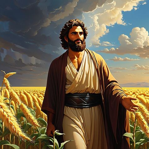 And Isaac sowed in that land, and received in the same year an hundredfold: and the Lord blessed him. Isaac was a man of faith, following in the foots... -  #abundantly #Blesses #Famine #god #Isaac Isaac Bible, Bible Character Study, Bible Pics, Jesus Background, Father Abraham, School Picture, Belief In God, Bible Images, Hebrew Bible