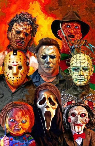 Horror Movie Tattoos, Movie Tattoos, Scary Movie Characters, Horror Movie Icons, Horror Artwork, Image Film, Horror Movie Art, Horror Icons, Horror Movie Characters