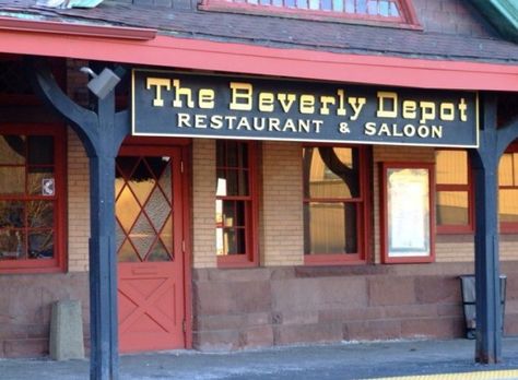 The Beverly Depot is a delectable restaurant and saloon in a historic 1890s train station.  This Historic Massachusetts Train Depot Is Now A Beautiful Restaurant Right On The Tracks Beverly Massachusetts, Youth Hockey, Train Depot, Unique Restaurants, Places Of Interest, Train Travel, Train Station, Old Houses, Massachusetts