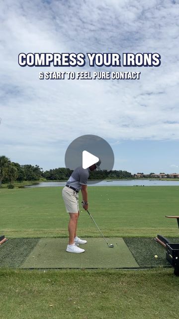 Michael Mitnick on Instagram: "Start compressing your irons with these easy tips!  #golf #golftips #golfdrills" Golf Drills, Golf Tips, Golf, Feelings, On Instagram, Instagram