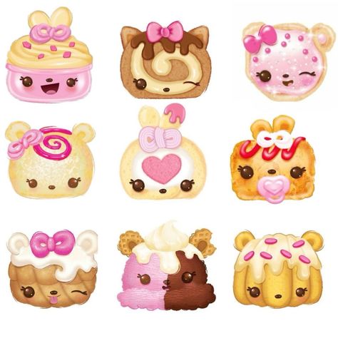 Num Noms Aesthetic, Neapolitan Aesthetic, Png Pfp, Nom Nums, Num Nom, Num Noms Toys, Nom Noms Toys, Tumblr Icon, Num Noms